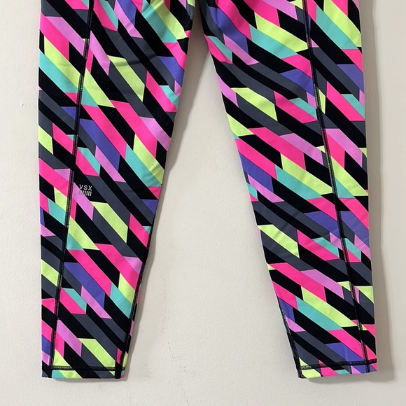 Victoria’s Secret Sport Knockout Neon Geometric Pattern High Rise Leggings - Picture 6 of 7
